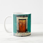 Rustic San Miguel de Allende Brown Green Dove Koffiemok (Links)