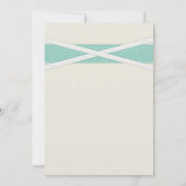 Rustic Sand Dollar Bridal Shower Invitations Kaart (Achterkant)