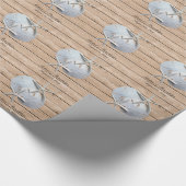 Rustic Sand Dollar Starfish Gift Wrap Cadeaupapier (Hoek)