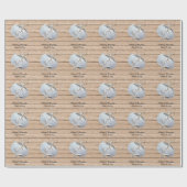 Rustic Sand Dollar Starfish Gift Wrap Cadeaupapier (Vlak)