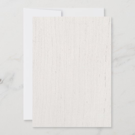 Rustic Save the Date blush roze wit Kaart (Achterkant)