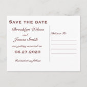 Rustic Save the Dates Oranje Sunflower Aankondigingskaart (Achterkant)