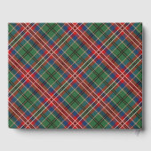 Rustic Schotse Plaid Trouw Tartan Gastenboek (Achterkant)