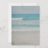 Rustic Seashells Zee Ocean Beach Kaart (Achterkant)