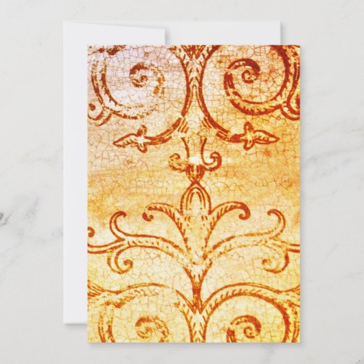 Rustic Shabby Country Maroon Wedding Invitations Kaart (Achterkant)