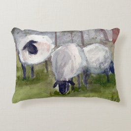 Rustic Sheep Accent Kussen