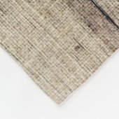 Rustic Sheep Baby Lamb Burlap Fleece Deken (Hoek)