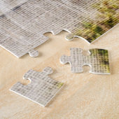 Rustic Sheep Baby Lamb Burlap Legpuzzel (Zijkant)