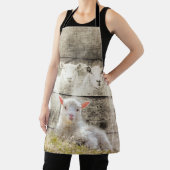 Rustic Sheep Baby Lamb Burlap Schort (Insitu)