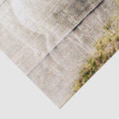 Rustic Sheep Baby Lamb Burlap Tissuepapier (Detail)