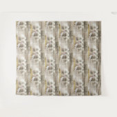 Rustic Sheep Baby Lamb Burlap Wandkleed (Voorkant (horizontaal))