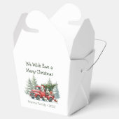 Rustic Sheep Red Truck Bedankdoosjes (Geopend)