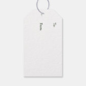 Rustic Sheep Red Truck Cadeaulabel (Achterkant)