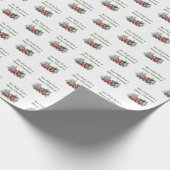 Rustic Sheep Red Truck Cadeaupapier (Hoek)