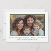 Rustic Sheep Red Truck Themed Photo Feestdagenkaart (Achterkant)