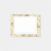Rustic Sheer Cream Lace Leaves Post-it® Notes (Voorkant)