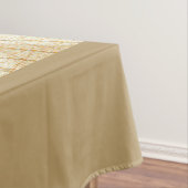 Rustic Sheer Cream Lace Leaves Tafelkleed (Voorbeeld)