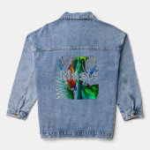 Rustic Sheet Muzieknoten Denim Jacket (Achterkant)