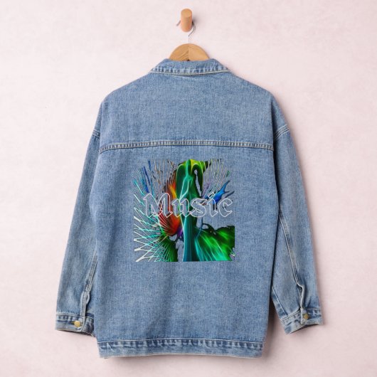 Rustic Sheet Muzieknoten Denim Jacket (Hangar)