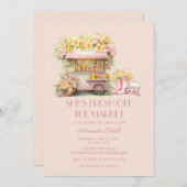 Rustic She's Fresh Off the Market Bridal Shower  Kaart (Voorkant / Achterkant)