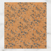 Rustic Sienna Marbling Paper