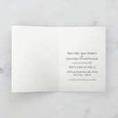 Rustic Silver Birch Tree Baby kondiging Aankondiging (Binnen)