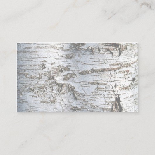 Rustic Silver Birch Tree Baby Luier Raffle Ticket Informatiekaartje (Achterkant)
