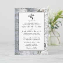 Rustic Silver Birch Tree Wedding
