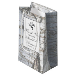Rustic Silver Birch Tree Wedding Klein Cadeauzakje