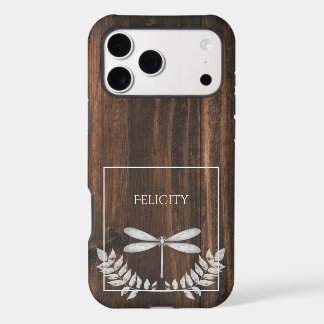 Rustic Silver Dragonfly Hoesje-Mate iPhone Case