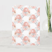 Rustic Silver en Blush Pink Roses Muslim Wedding (Achterkant)