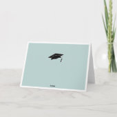 Rustic Simple Felicitaties Afstuderen Afstuderen Kaart (Achterkant)