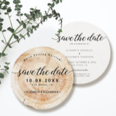 Rustic Simple Wood Barn No photoWedding Save The Date