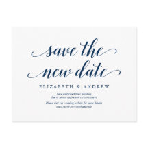 Rustic, sla de nieuwe datum op, marineblauw, uitst