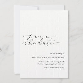 Rustic slaat de datum op save the date