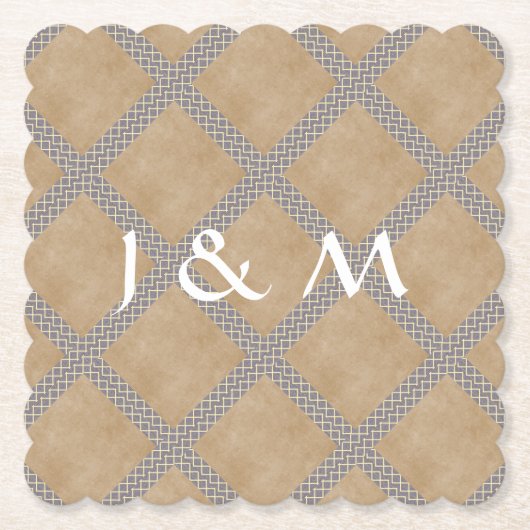 Rustic Slate Grey wegwerptafel Kartonnen Onderzetters (Voorkant)