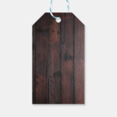 Rustic Slice Pizza Baby shower Cadeaulabel (Achterkant)