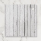 Rustic Sloth Baby shower Bedankjes Labels (Achterkant)