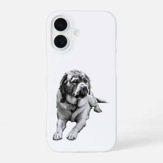 Rustic Smile Guard iPhone 16 Hoesje (Achterkant)