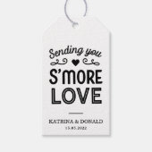 Rustic S'more Love Wedding Cadeaulabel (Voorkant)