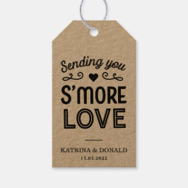Rustic S'more Love Wedding Cadeaulabel