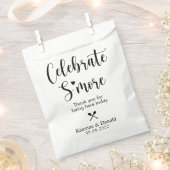 Rustic S'more Love Wedding Favor Bag Bedankzakje (Geknipt)