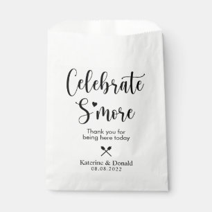 Rustic S'more Love Wedding Favor Bag Bedankzakje