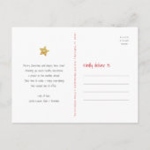 Rustic Sneeuwman Dagen Merry Bright Script Schatti Feestdagenkaart (Achterkant)