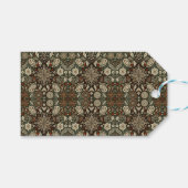 Rustic Snowflake Cadeaulabel (Voorkant (Horizontaal))