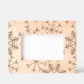 Rustic Snowflake Wooden Gegraveerde Lijstjes (Voorkant)