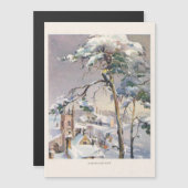 Rustic Snowy Winter Chistmas Village (Voorkant / Achterkant)