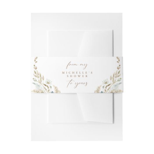 Rustic Soap Belly Band Label Wrap Belly Band Uitnodigingen Wikkel (Voorkant Voorbeeld)