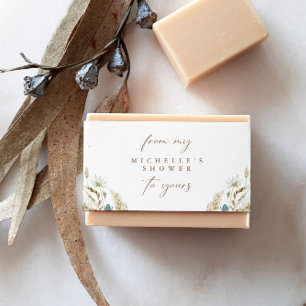 Rustic Soap Belly Band Label Wrap Belly Band Uitnodigingen Wikkel