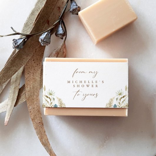 Rustic Soap Belly Band Label Wrap Belly Band Uitnodigingen Wikkel